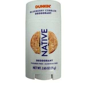 Native Dunkin Blueberry Cobbler Scented Deodorant Paraben & Aluminum Free 2.65Oz